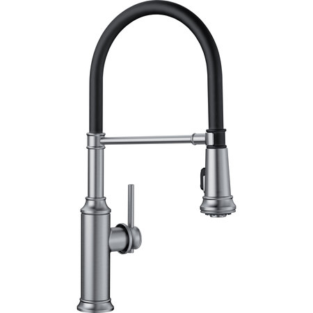 BLANCO Empressa Semi-Pro Kitchen Faucet 1.5 GPM - PVD Steel 442509