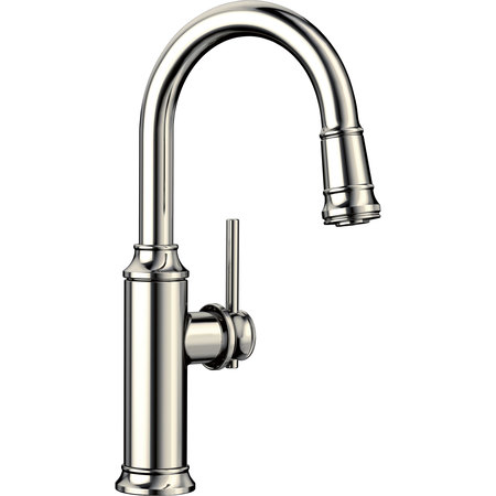 BLANCO Empressa Pull Down Bar Faucet 1.5 GPM - Polished Nickel 442514