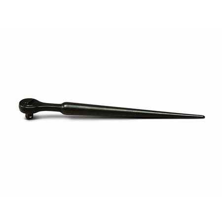 WRIGHT TOOL 1/2" Drive 45 Geared Teeth Round Head Style Ratchet, 15" L, Black Finish 4428