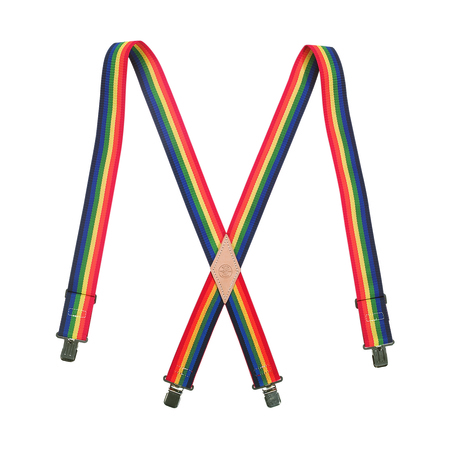 Klein Tools Tool Suspenders, Nylon-Web Suspenders, Polypropylene Webbing (Front), Elastic Webbing (Back) 60210B