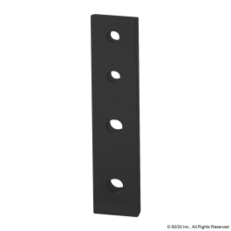 80/20 Blk 10S To 15S 4 Hole Transition Strip 4514-BLACK