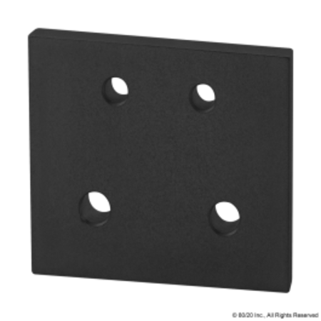 80/20 Blk 10S To 15S 4 Hole Transition Plate 4515-BLACK