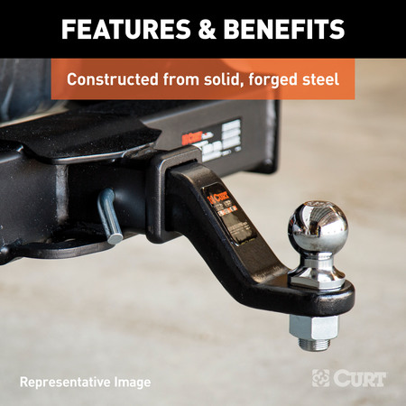 Curt Commercial Duty Forged Ball Mount 45460