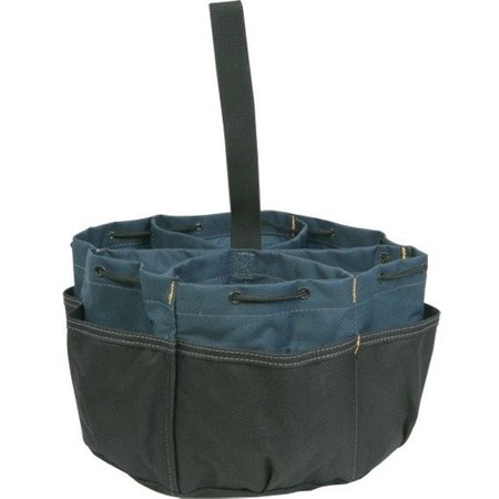 Clc Work Gear Tool Bag, Black, Polyester, 18 Pockets 1148