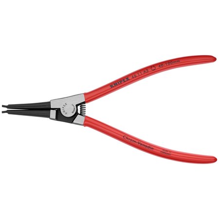 KNIPEX Snap Ring Pliers, External, 8 1/4", Forg 46 11 A3