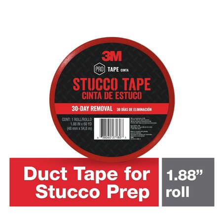 SCOTCH Stucco Tape 3260-A, 1.88"x60yd, PK12 3260-A