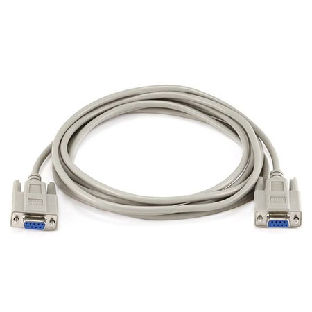 MONOPRICE Null Modem Db9 F/F Molded Cable, 10 ft. 478