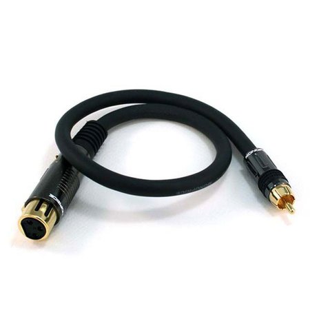 MONOPRICE Xlr F To Rca M Cable 1.5 ft. 4783