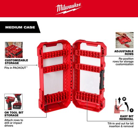 Milwaukee Tool 75 pc. SHOCKWAVE Impact Duty Drill, Drive and Fasten Bit Set 48-32-4098