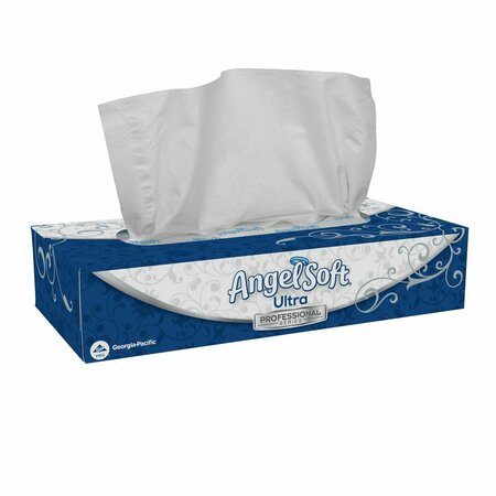 Georgia-Pacific Angel Soft Ultra Professional Series 2 Ply Facial Tissue, 125 Sheets, 10 4836014