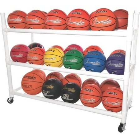 Champion Sports Heavy Duty Storage Cart, In/Out, 30 Ball 30CART