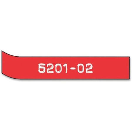 Dymo Tape, Red, Labels/Roll: Continuous 520102
