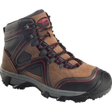 Avenger Safety Footwear Size 9 Men's Hiker Boot Steel Work Boot, Tan A7711