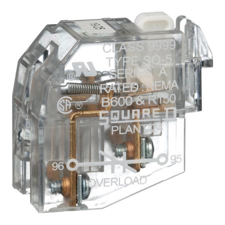 SQUARE D Overload Relay Auxiliary Contact 9999SO5