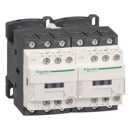 SCHNEIDER ELECTRIC IEC Magnetic Contactor, 3 Poles, 240 V AC, 9 A LC2D09U7
