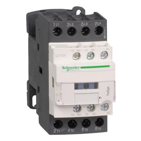 SCHNEIDER ELECTRIC IEC Magnetic Contactor, 4 Poles, 24 V AC, 32 A LC1DT32B7
