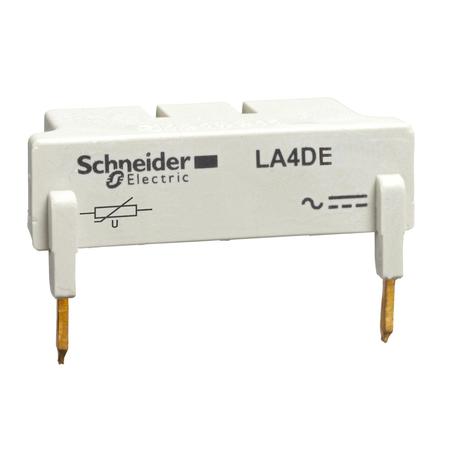 SCHNEIDER ELECTRIC Suppressor module, TeSys Deca, varistor, 24 to 48VAC LA4DE2E