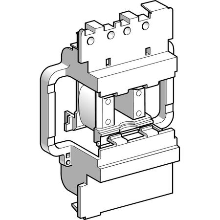 SCHNEIDER ELECTRIC Contactor coil, TeSys Deca, LX1D8, 380V AC 50/60Hz for 115 and 150A contactor LX1D8Q7