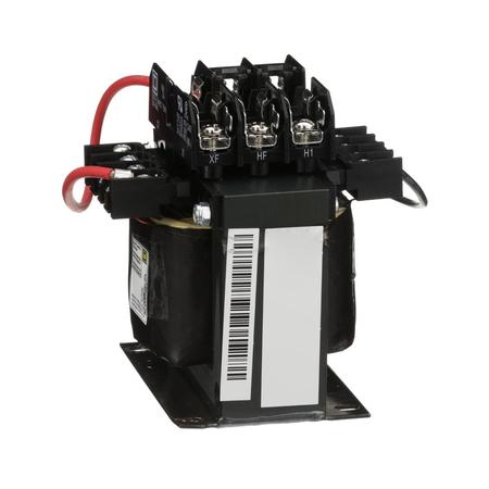 SQUARE D Control Transformer, 300 VA, Not Rated, 80 °C, 12/24V AC, 120/240V AC 9070TF300D5
