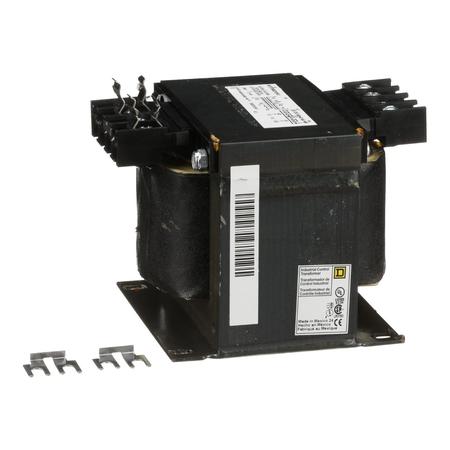 SQUARE D Control Transformer, 500 VA, Not Rated, 115 °C 9070T500D1SF41