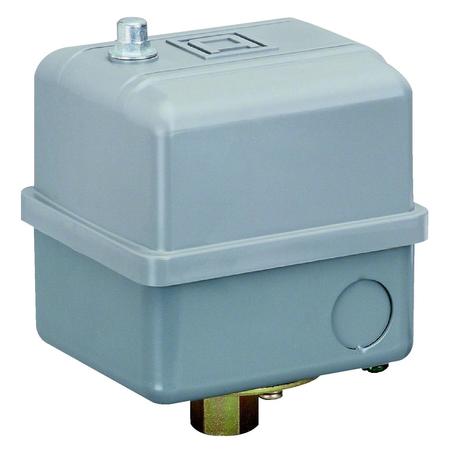 TELEMECANIQUE SENSORS Pressure Switch, (1) Port, 1/4 in FNPS, DPST, 5 to 80 psi, Standard Action 9013GSG2J16