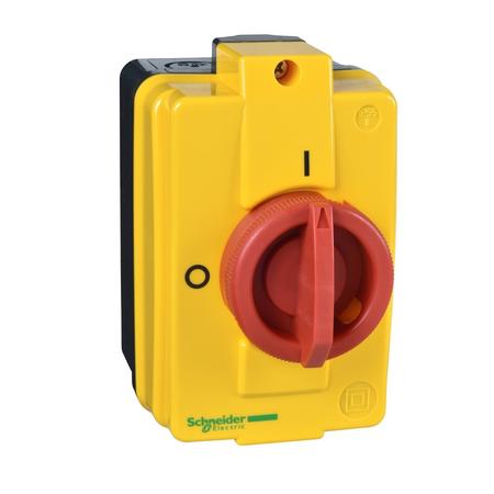 Square D Enclosed switch disconnector, TeSys Control, for ON/emergency stop, 16A, IP65, compact size VCFN20GE