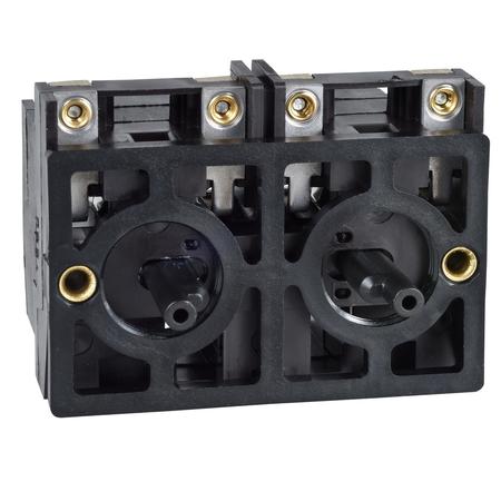SCHNEIDER ELECTRIC Double contact block, Harmony XAC, spring return, front mounting, single speed CO XESD1181