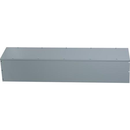 SQUARE D Wireway, Square-Duct, 12 inch by 12 inch, 5 feet long, hinged cover, N1 paint, NEMA 1 LDB125