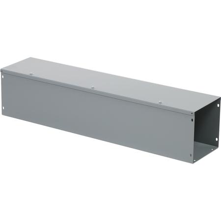 SQUARE D Wireway, Square-Duct, 8 inch by 8 inch, 3 feet long, hinged cover, N1 paint, NEMA 1 LDB83