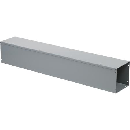 SQUARE D Wireway, Square-Duct, 8 inch by 8 inch, 4 feet long, hinged cover, N1 paint, NEMA 1 LDB84