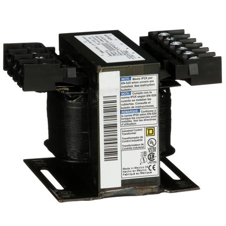 SQUARE D Control Transformer, 150 VA UL; CSA; NOM, Not Rated, 55 Â°C 9070T150D19