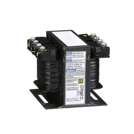 SQUARE D Control Transformer, 100 VA, Not Rated, 115 °C 9070T100D16