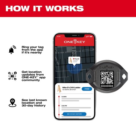 Milwaukee Tool ONE-KEY Bluetooth Tracking Tag (10 pk) 48-21-2310