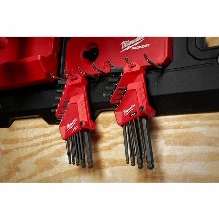 Milwaukee Tool Hex Key Set, 13 Pieces, Steel, SAE 48-22-2185