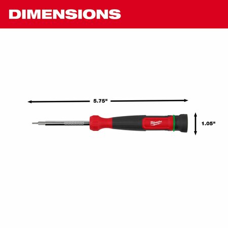 Milwaukee Tool Multi-Bit Screwdriver 48-22-2931