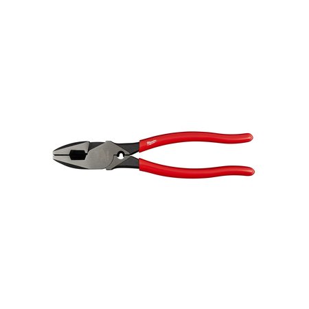 Milwaukee Tool 9 in Linemans Plier High Leverage w/ Wire Crimper, Steel 48-22-6500