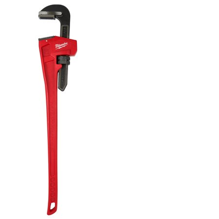 Milwaukee Tool 48 in L 8 in Cap. Cast Iron Straight Pipe Wrench 48-22-7160