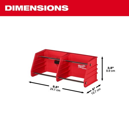 Milwaukee Tool Tool Rack for PACKOUT Wall-Mounted Storage 48-22-8340