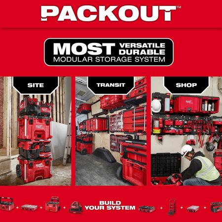 Milwaukee Tool Tool Rack for PACKOUT Wall-Mounted Storage 48-22-8340