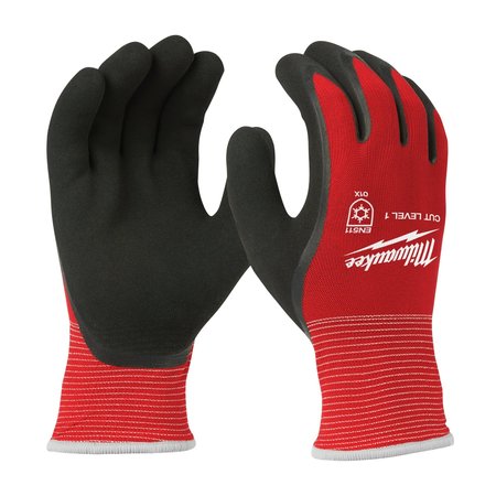 MILWAUKEE TOOL Cut Level 1 Winter Insulated Dipped Gloves - Medium (12 Pairs) 48-22-8911B