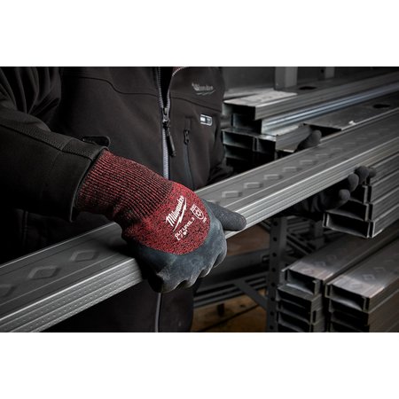 Milwaukee Tool Level 3 Cut Resistant Latex Dipped Insulated Winter Gloves - Large 48-22-8922