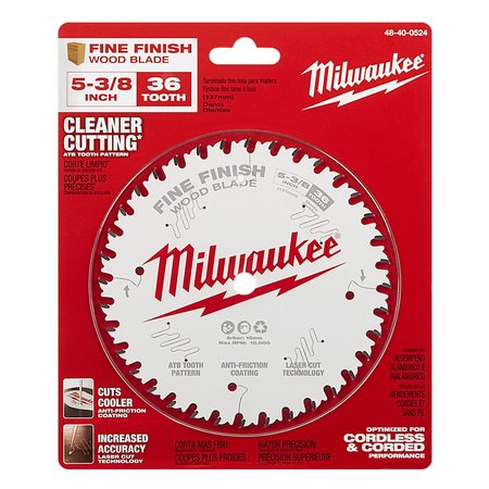 Milwaukee Tool 5-3/8" 36T Fine Finish Circular Saw Blade 48-40-0524