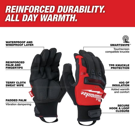 Milwaukee Tool Winter Demolition Gloves – M 48-73-0041