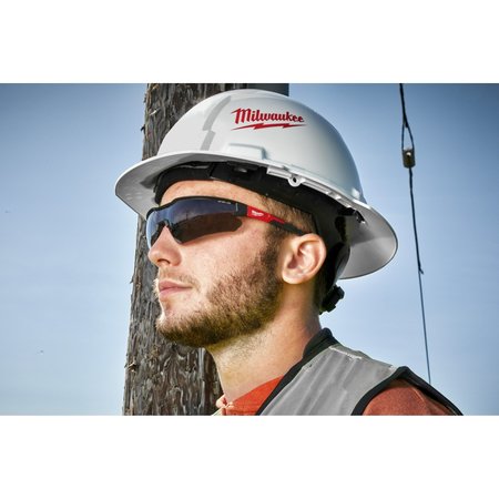 Milwaukee Tool Safety Glasses, Gray Anti-Fog ; Anti-Scratch 48-73-2018