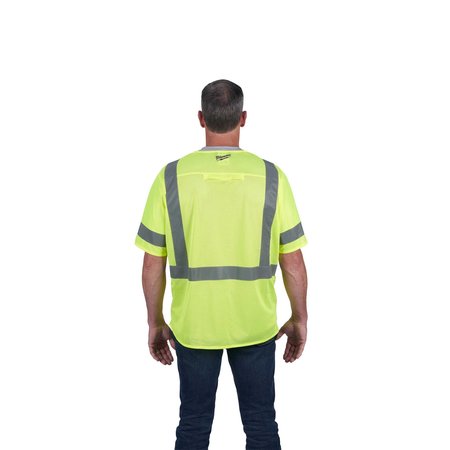 Milwaukee Tool Class 3 High Visibility Yellow Safety Vest - Large/X-Large 48-73-5142