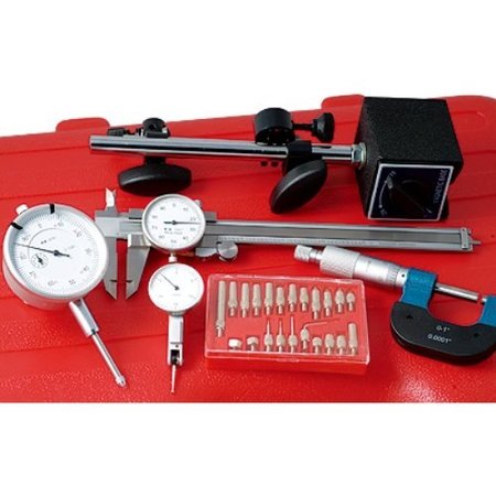 HHIP 6 Pc Inspection Kit Caliper MaGBase Indicator Micrometer Points 4902-0006