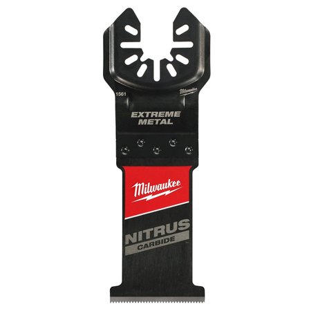 MILWAUKEE TOOL 1-3/8 in. OPEN-LOK NITRUS CARBIDE Extreme Metal Oscillating Multi-Tool Blade (3 pk) 49-25-1563