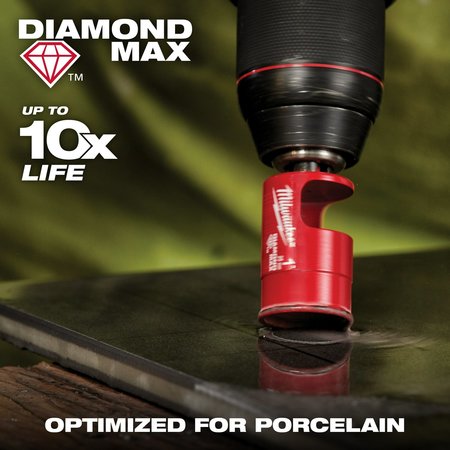 Milwaukee Tool 1/4 in. DIAMOND MAX Diamond Grit Hole Saw (2 pk) 49-56-0501