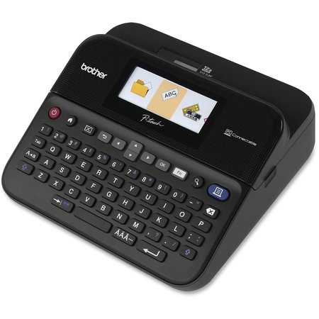 Brother Label Maker Full Color Backlit LCD, Font Size Scalable PT D600