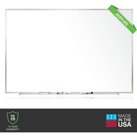 Ghent 36-5/8"x60-5/8" Plastic Whiteboard, Gloss M2-35-4